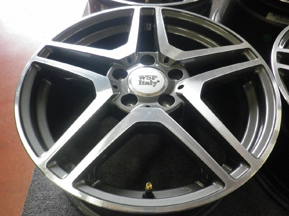 WSP Italy(ダブリューエスピー イタリー)17×8 PCD112 5H +47 ハブ66.5♪ホイールのみ4本♪ベンツ等に！店頭受け取り歓迎♪R505W118_画像5