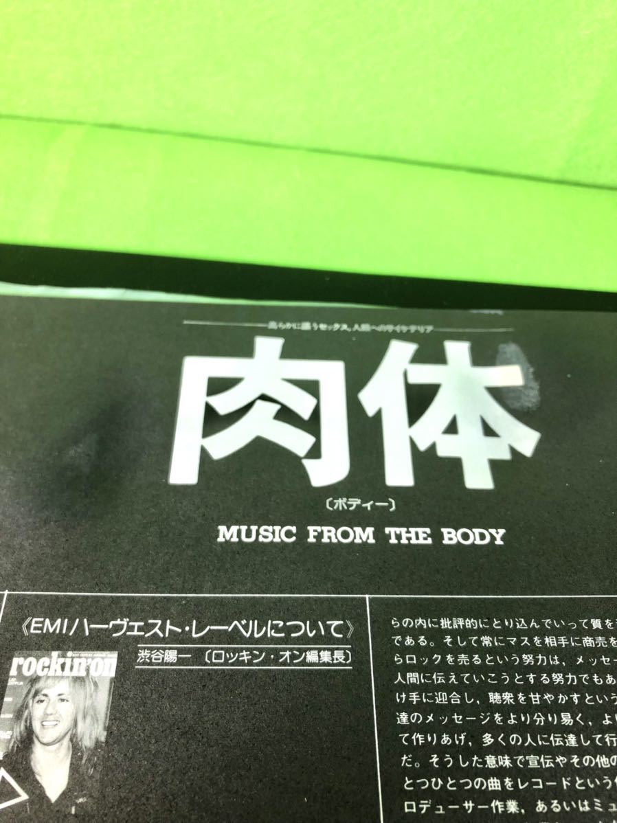 ( used LP) Roger * water z( pink * floyd )& long *gi-sin[ meat body (music from The Body)] ( cleaning * audition .)