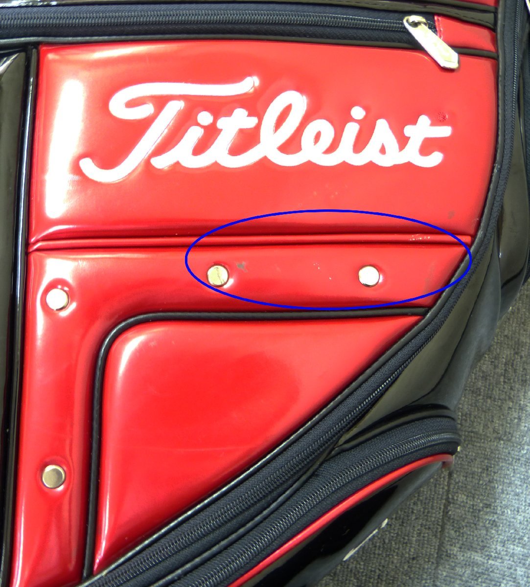 ☆Titleist タイトリスト ゴルフバッグ キャディバッグ【CB431】USED品☆_画像9