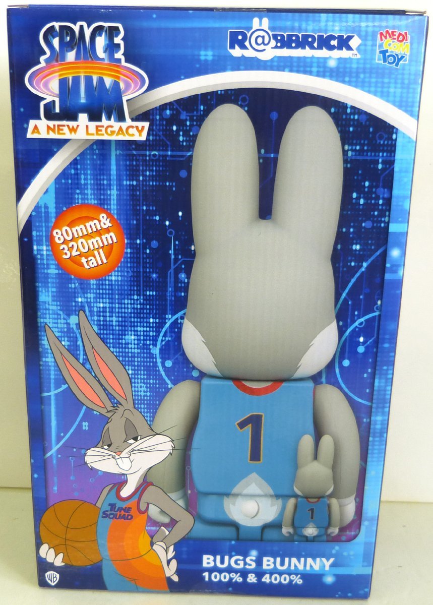 ☆保管品!MEDICOM TOY メディコムトイ バッグス・バニー BUGS BUNNY 100%&400% R@BBRICK SPACE JAM☆_画像2