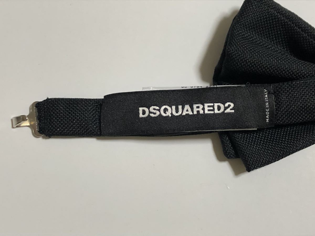 超美品 DSQUARED2 蝶ネクタイ ブラック フォーマル 国内正規品 スタッフインターナショナルジャパン ディースクエアード デニム 合わせても_画像3