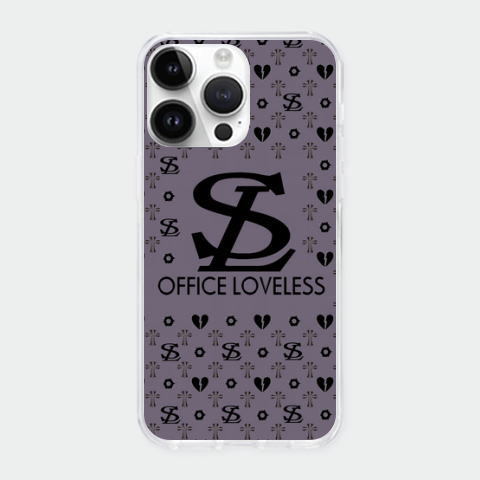 ☆Ls (Loveless) LS PATTERN iPhone14 Pro Max ソフトケース COLOR：PURPLE ≪即決商品≫☆_iPhone 14 Pro Max