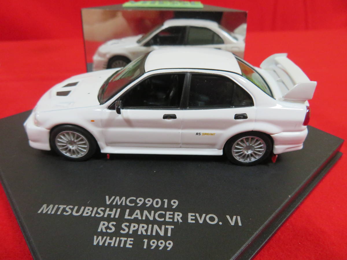 ビテス　1/43　三菱　ランサー EVO.Ⅵ RS SPRINT ホワイト 1999VITESSE ビテス　1/43　三菱　ランサー EVO.Ⅵ RS SPRINT ホワイト 1999_画像1