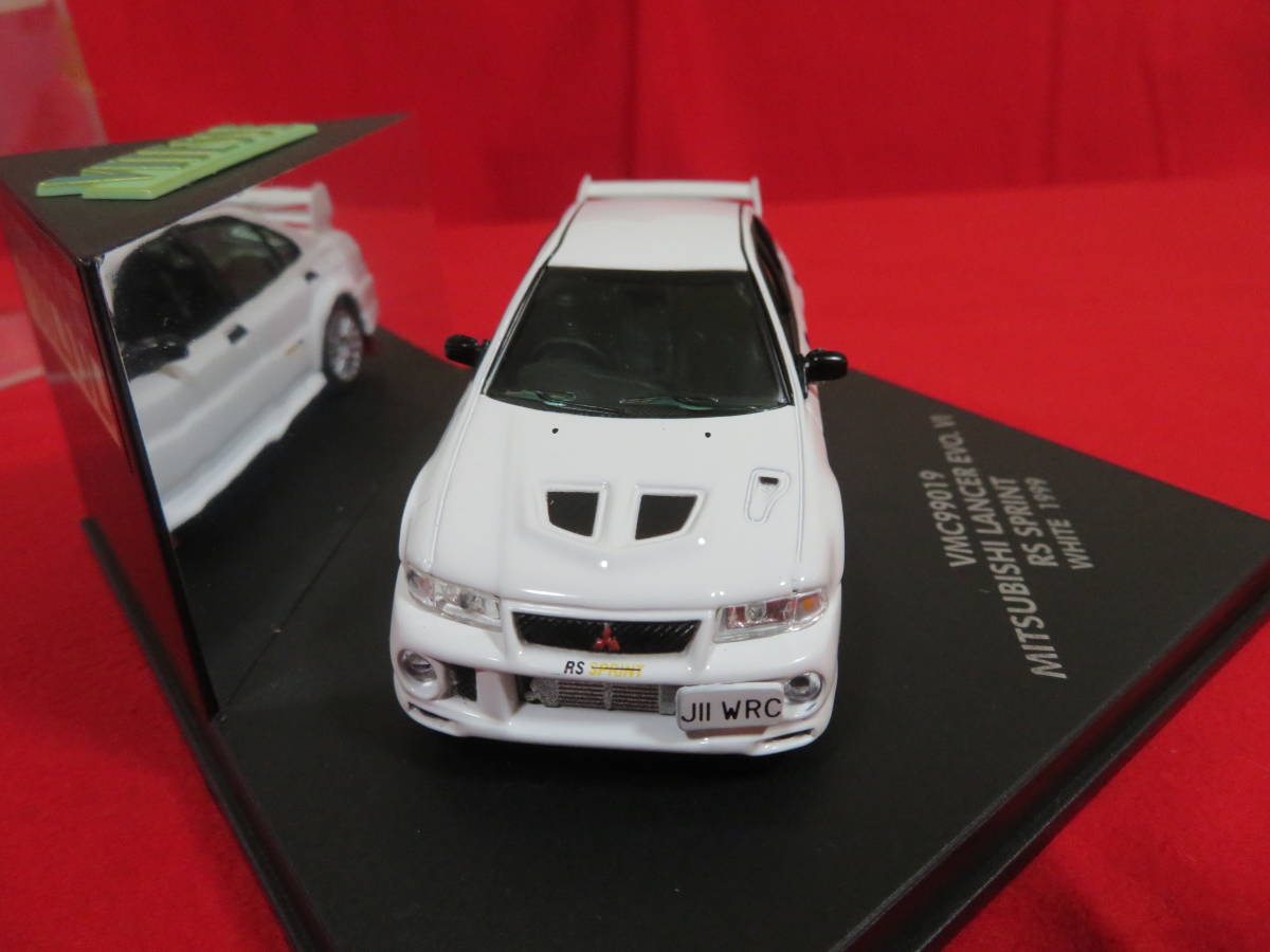 ビテス　1/43　三菱　ランサー EVO.Ⅵ RS SPRINT ホワイト 1999VITESSE ビテス　1/43　三菱　ランサー EVO.Ⅵ RS SPRINT ホワイト 1999_画像3