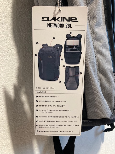 ☆Sale/新品/正規品/特価 DAKINE ”NETWORK 26L” BACK PACK | Color：LWD | Size：26L | ダカイン/バックパック_画像4