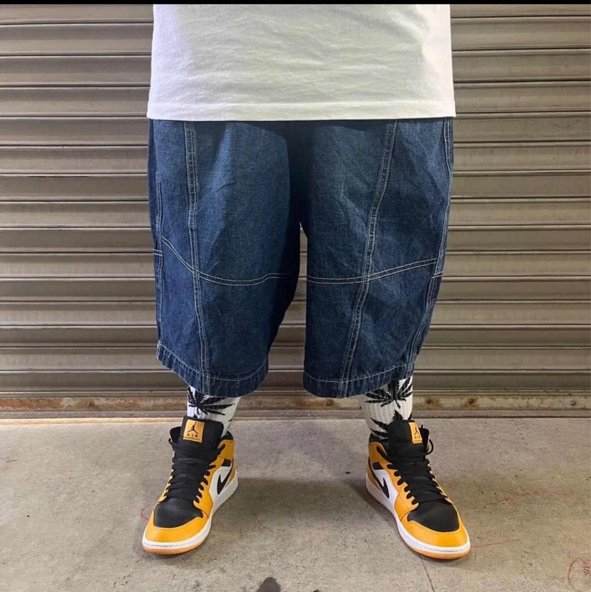 90s00s KARL KANI ハーフパンツ　ストリート　B系パンツ