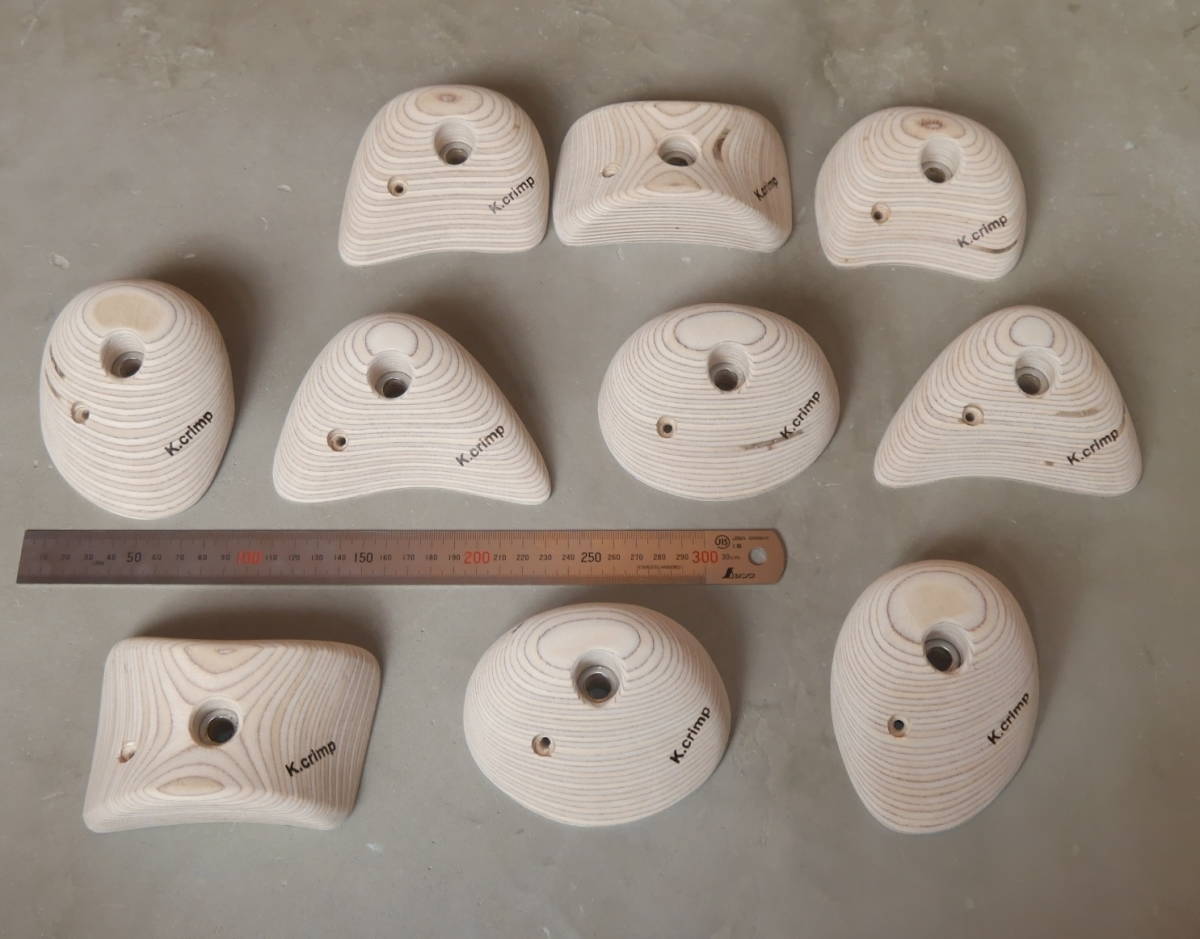 木製ウッドホールド M10 ボルトオンホールド 新品 Sサイズ 10個セット日本製MADE IN JAPAN 天然木材製 爪付きナット爪ナット_画像1