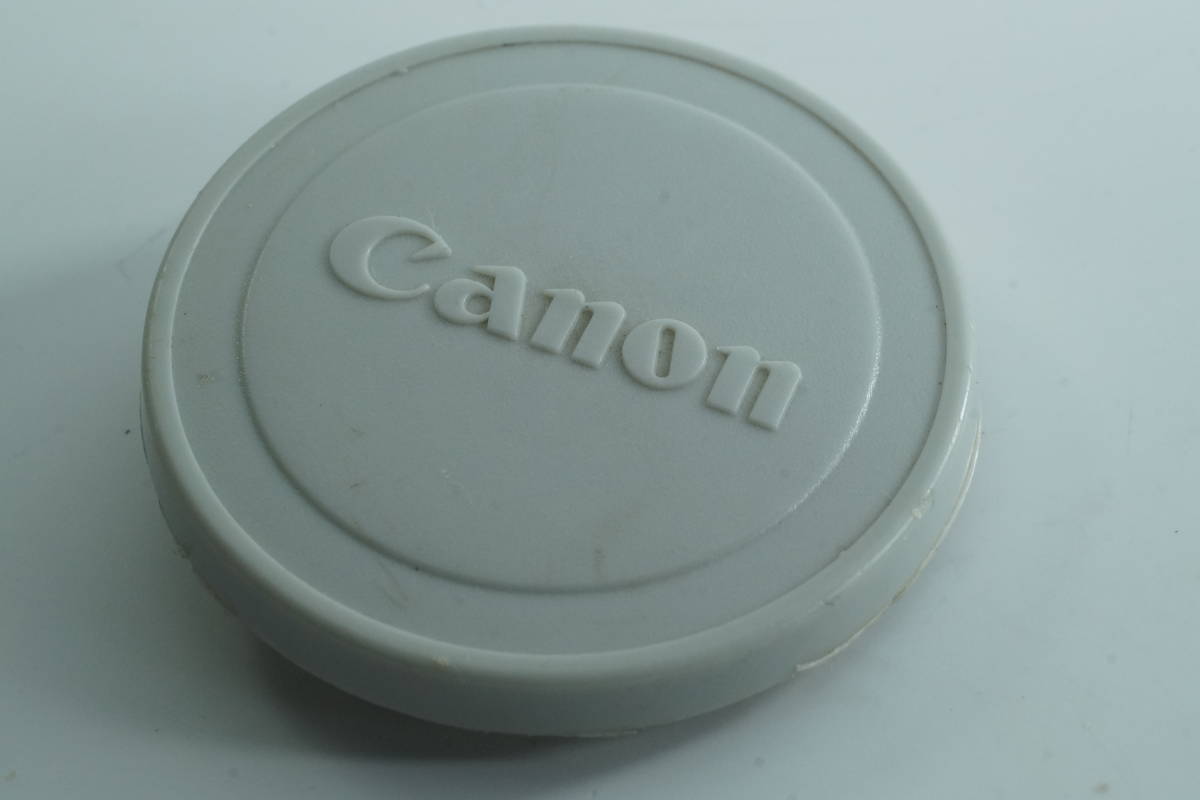 蓋EG【並品 送料無料】 Canon Lens Cap FOR DEMI キャノンカラーデミ用 ライトグレーカラー レンズキャップ_画像1