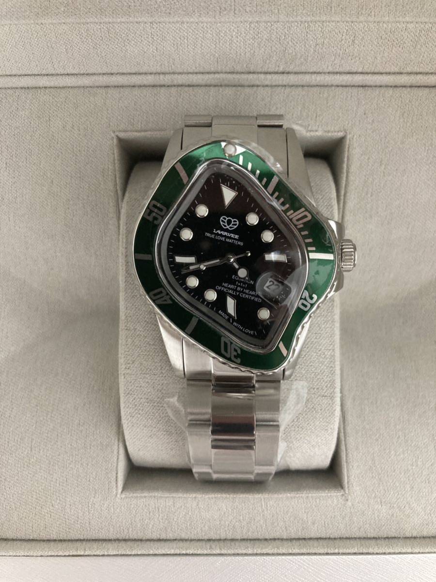 ★新品未使用★ LAARVEE PEA001 GREEN BEZEL & BLACK DIAL ロレックス Rolex 緑 黒｜代購幫