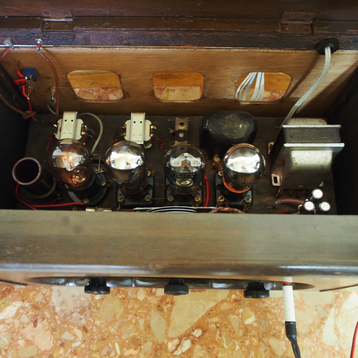 電気文化物 復元 整備済み 完動品 メーカー不明 グースネックSP 電気文化物 復元 整備済み 完動品 メーカー不明 グースネックSP