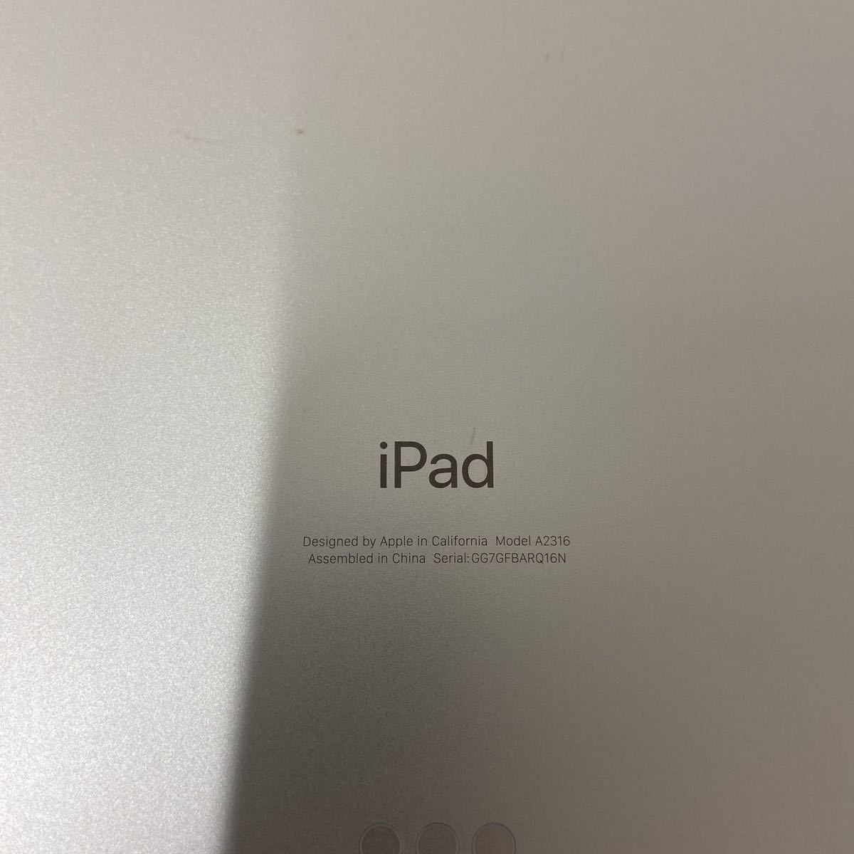 UTn249【ジャンク品】Apple iPad Air4 第4世代 A2316 Wi-Fi ギガ数不明 液晶割れの画像8