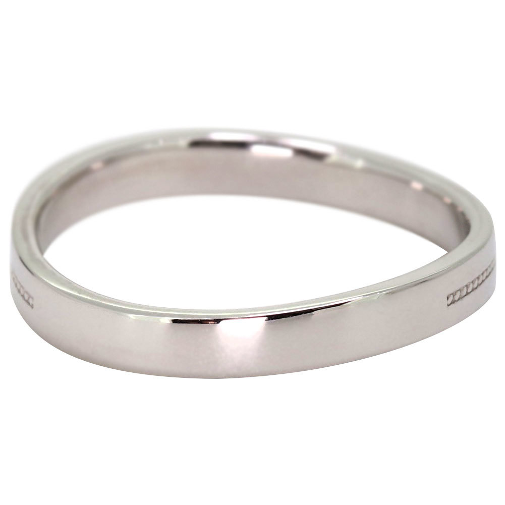 結婚指輪 18金 ペアリング カップル 2個セット 指輪 マリッジリング クロス 18k ダイヤモンド S字デザイン ミル_画像8