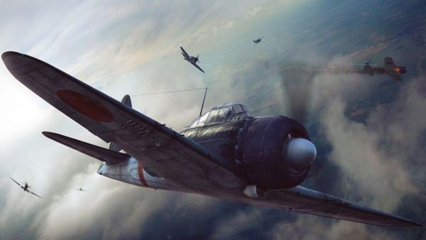  Zero war 0 war 22 type A6M3 0 type . on fighter (aircraft) military art wallpaper poster 603×339mm( is ... seal type )024S2