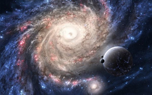  Milky Way Galaxy Star cosmos planet heaven body god ... power picture manner wallpaper poster wide version 603×376mm( is ... seal type )005W2