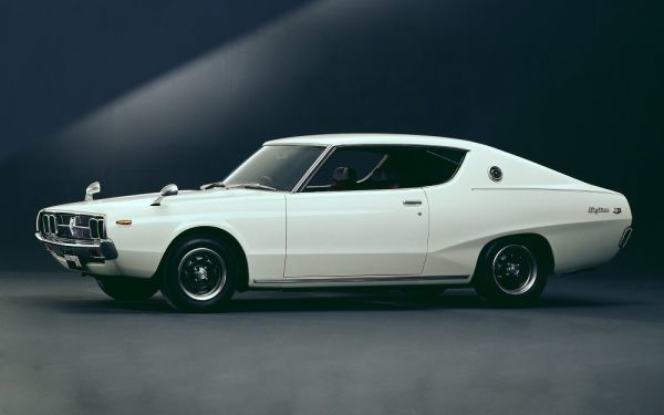  Nissan Skyline 2000GTX-E (4 generation C110 type ) Ken&Mary 1972 year picture manner wallpaper poster wide version 603×376mm( is ... seal type )001W2