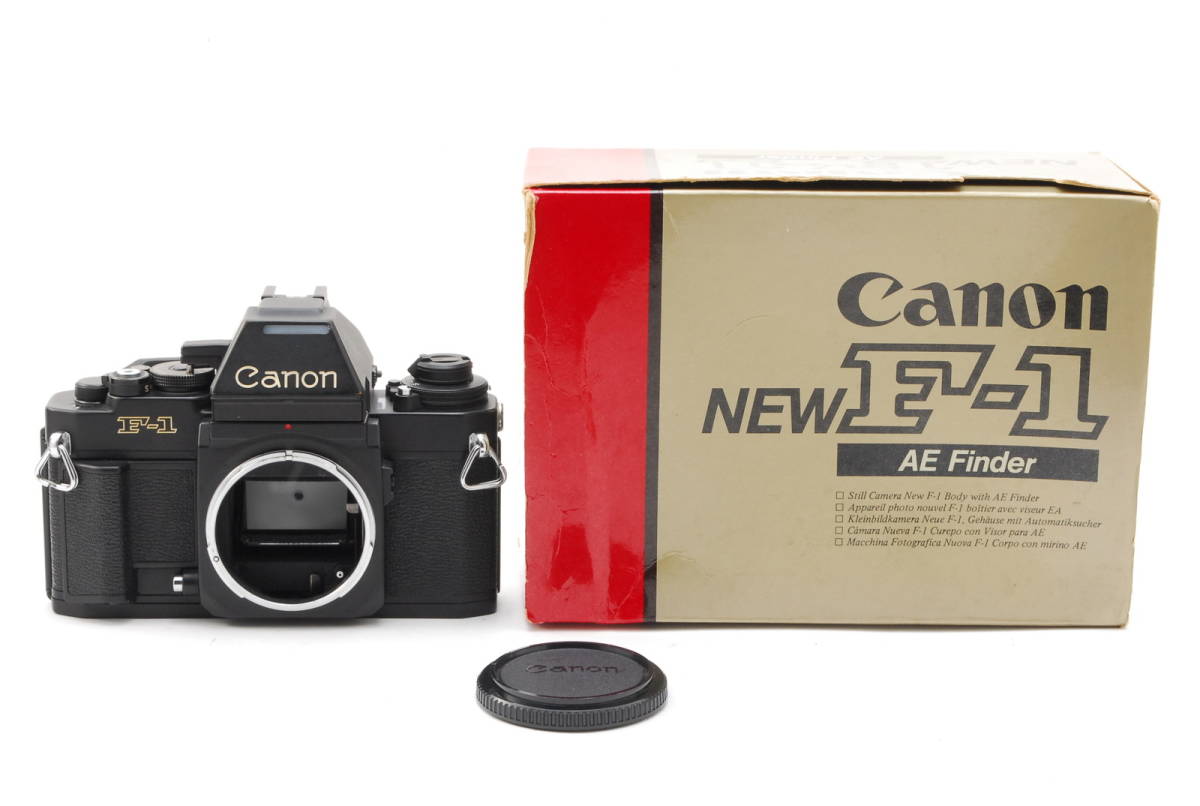 最高の 箱付き!! Canon キャノン New F-1 AE Finder 35mm SLR Film