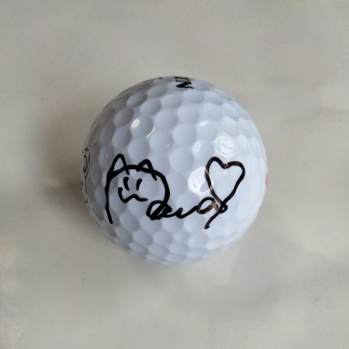 . marsh hing .. Pro, with autograph, name ball 