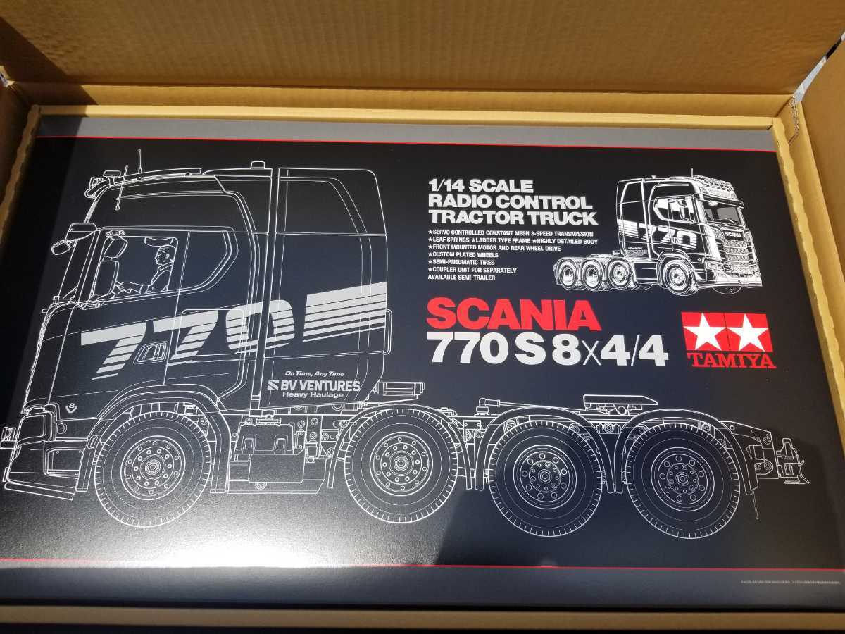 タミヤ☆1/14 電動RCビッグトラックシリーズ No.711/14RC スカニア 770