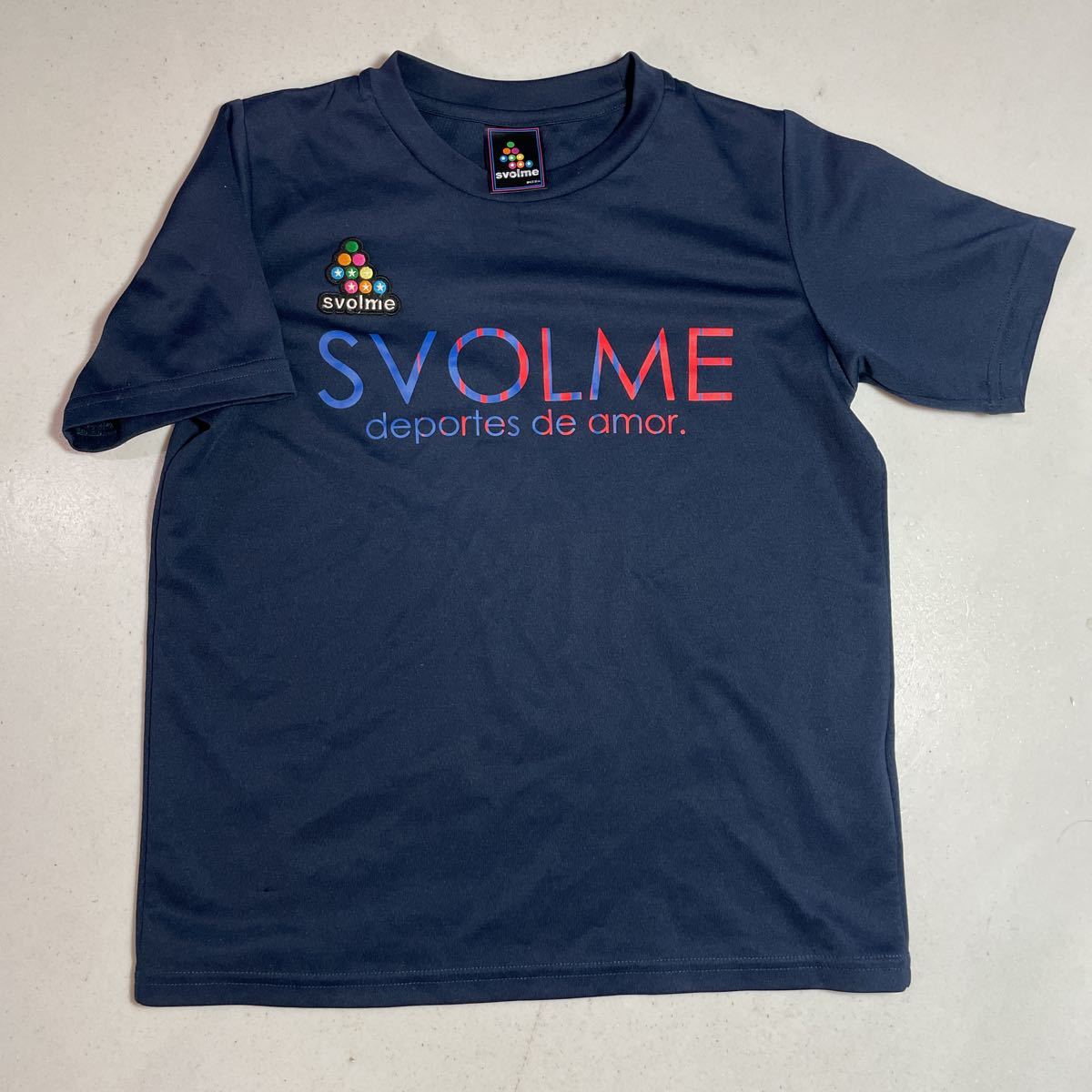 スボルメ SVOLME 紺 ネイビー フットサル サッカー プラクティスシャツ