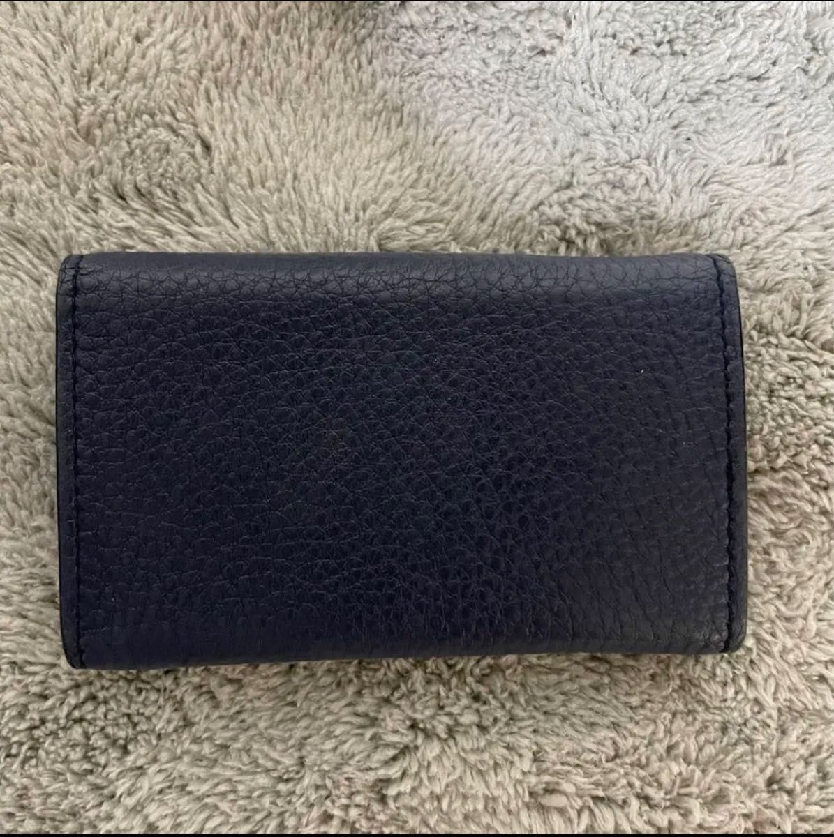 PRADA プラダ 6連キーケース 三角ロゴ 金プレート レザー プラダ プラダキーケース 長財布