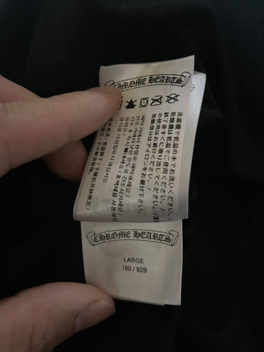 クロムハーツ ロングTシャツ オレンジ セメタリークロス ロンT