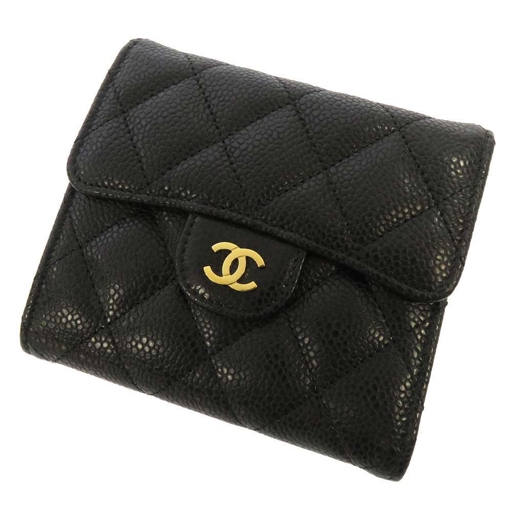 シャネル CHANEL　クラシックスモールフラップウォレット　AP0231