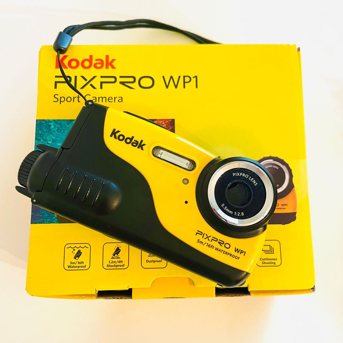 Kodak PIXPRO WP1 防水コンパクトデジタルカメラ 最高の夏の思い出を撮る