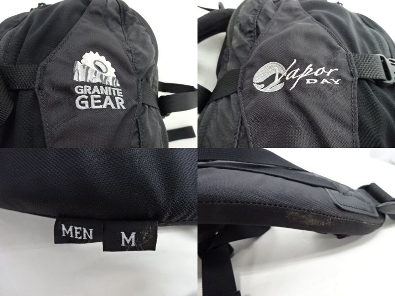 JChere雅虎拍卖代购：GRANITE GEAR Vapor Day グラナイトギア ブラック