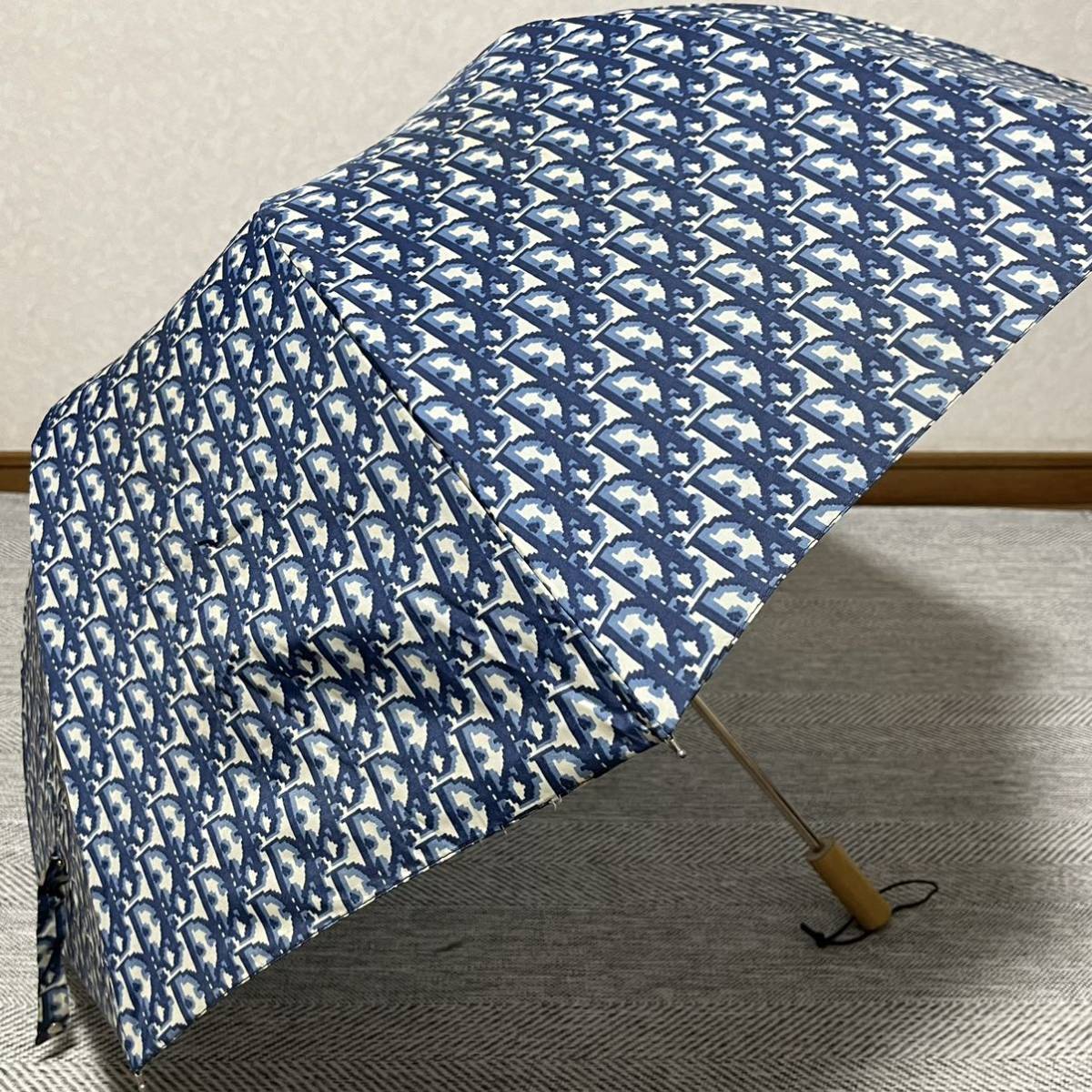 Christian Dior トロッター 総柄 折りたたみ傘-