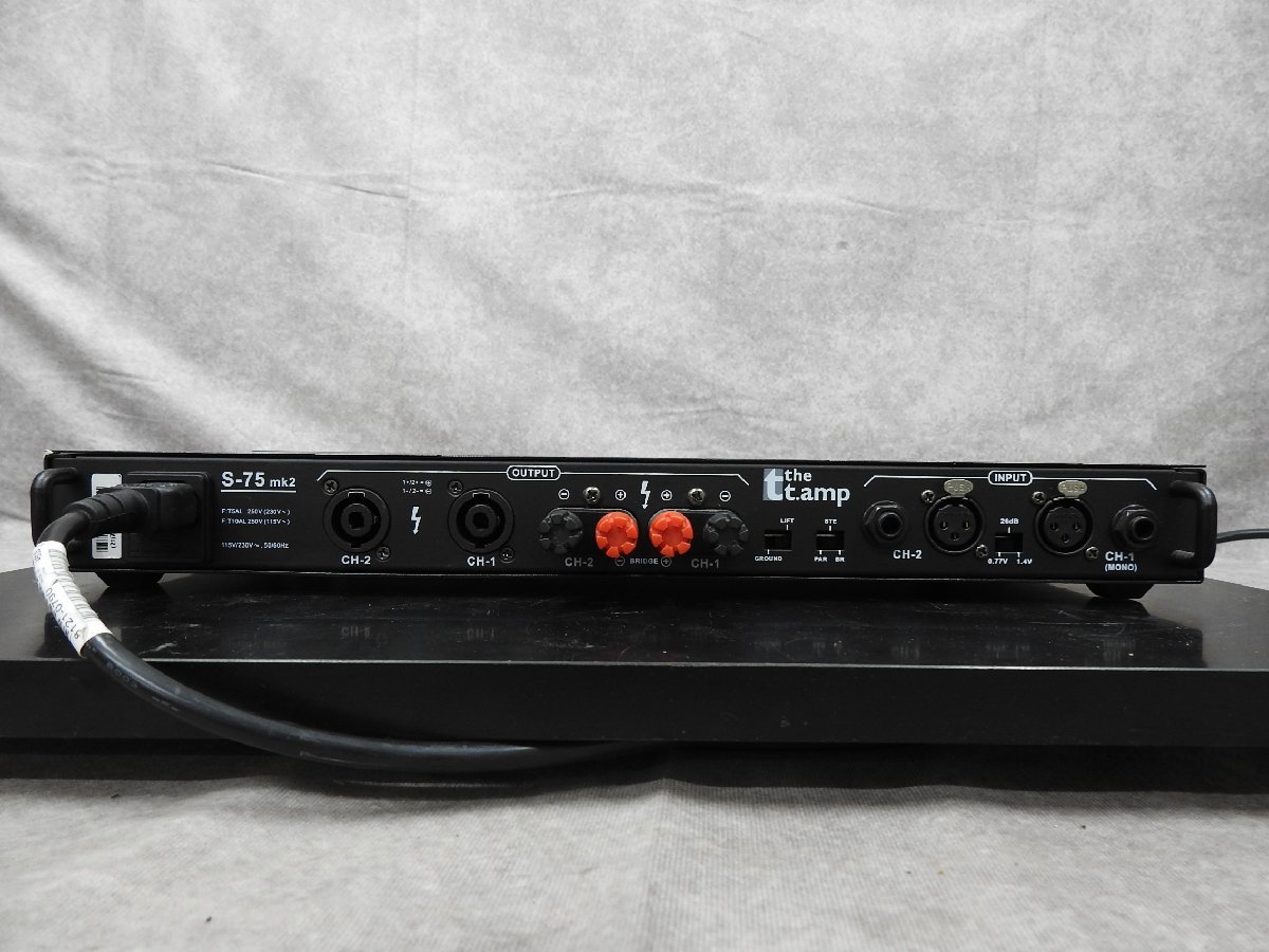 〇【神殿店】Thomann The t.amp S-75mk2 パワーアンプ 〇中古〇