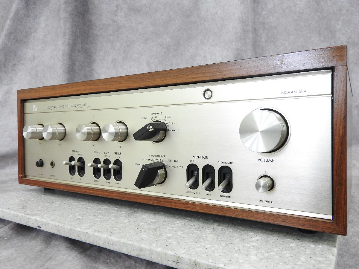 ☆ LUXMAN ラックスマン プリメインアンプ L-504 | vancubic.com