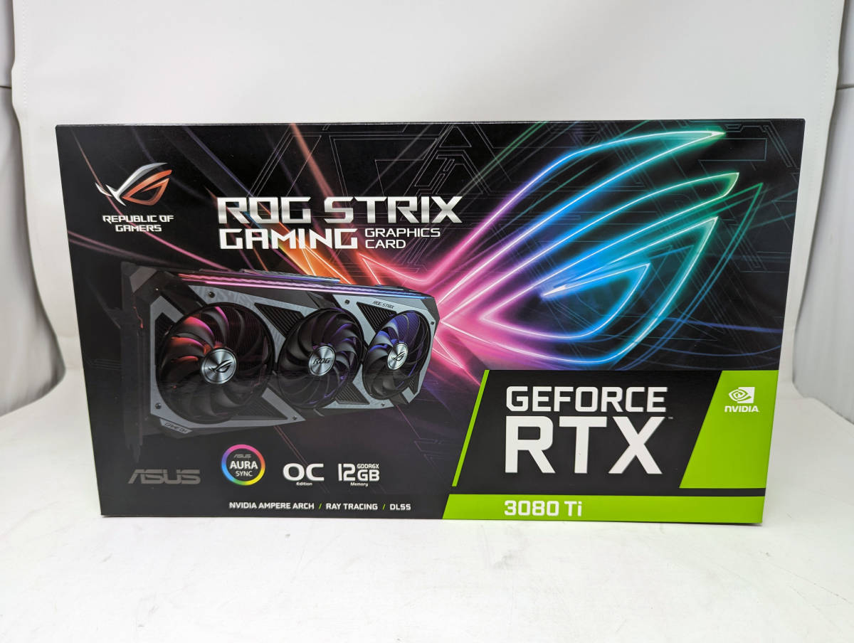 ★【新品未開封】ASUS グラフィックカード ROG-STRIX-RTX3080TI-O12G-GAMING Geforce NVIDIA ゲーミングPC 高性能★_画像1