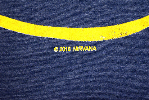 【Sサイズ】 ニルバーナ 2018 オフィシャル ロックTシャツ NIRVANA メンズS バンドTシャツ ミュージック 古着 BB0519