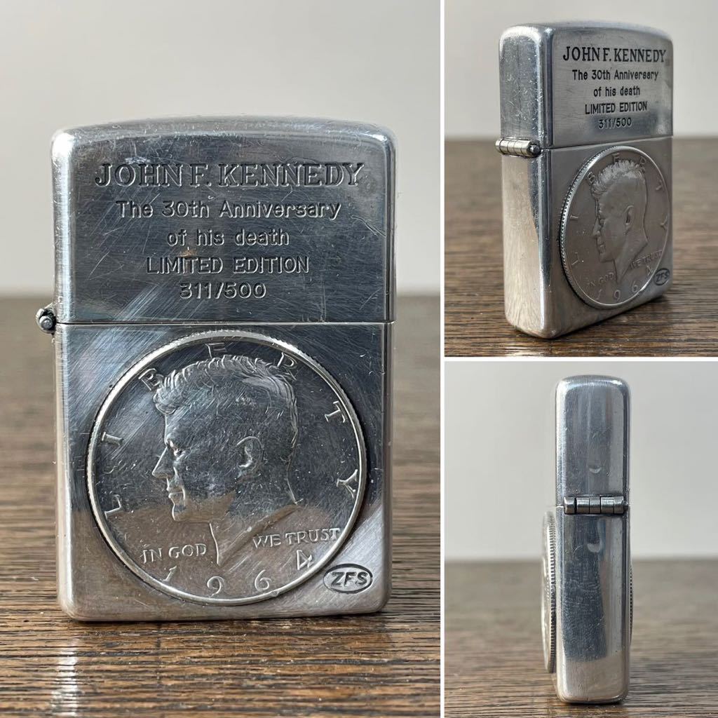 Zippo ジッポー スターリングシルバー ジョンFケネディ 没後30周年