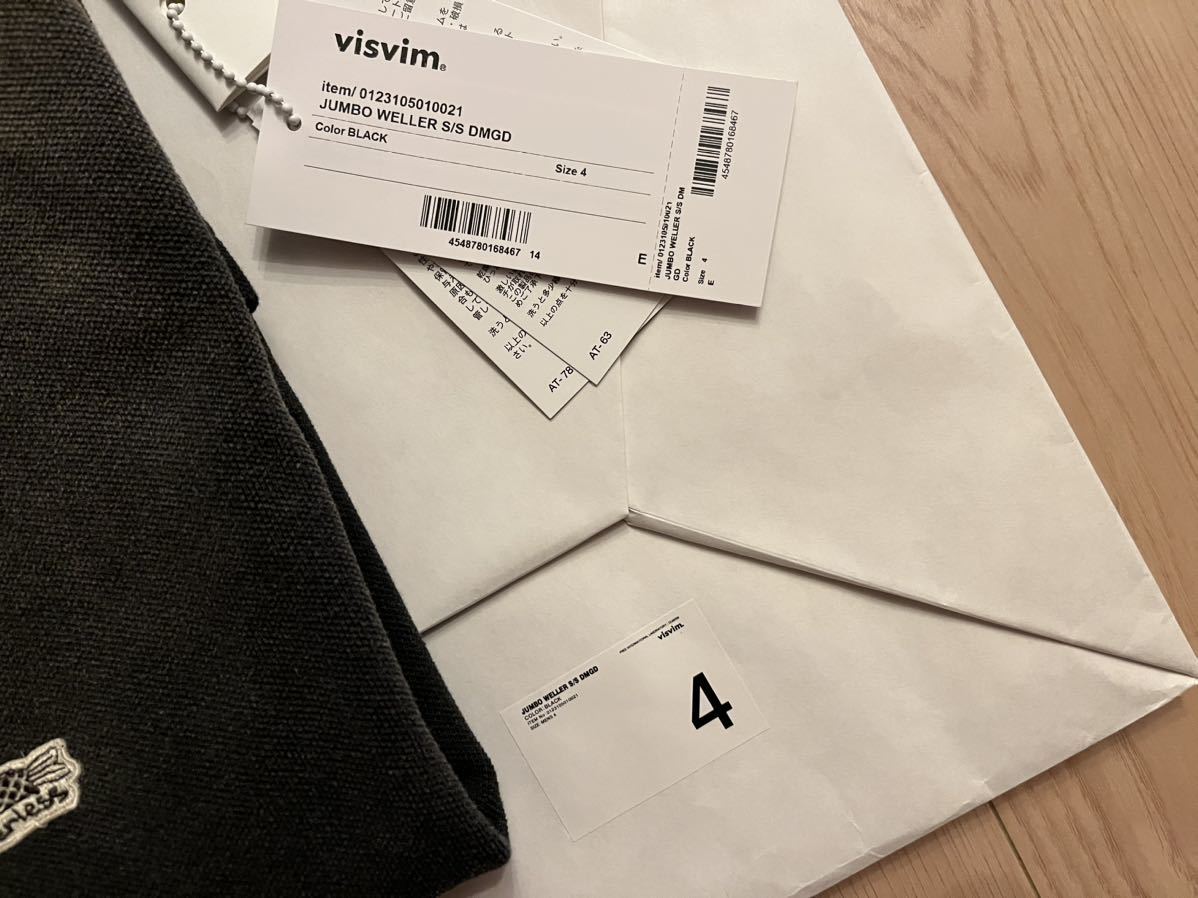 visvim 23ss JUMBO WELLER S/S DMGD