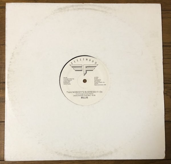 Billie - T'aint Nobody's Business if I Do US盤 12インチ Boyd Jarvis Timmy Regisford Garage Classic 80's_画像3