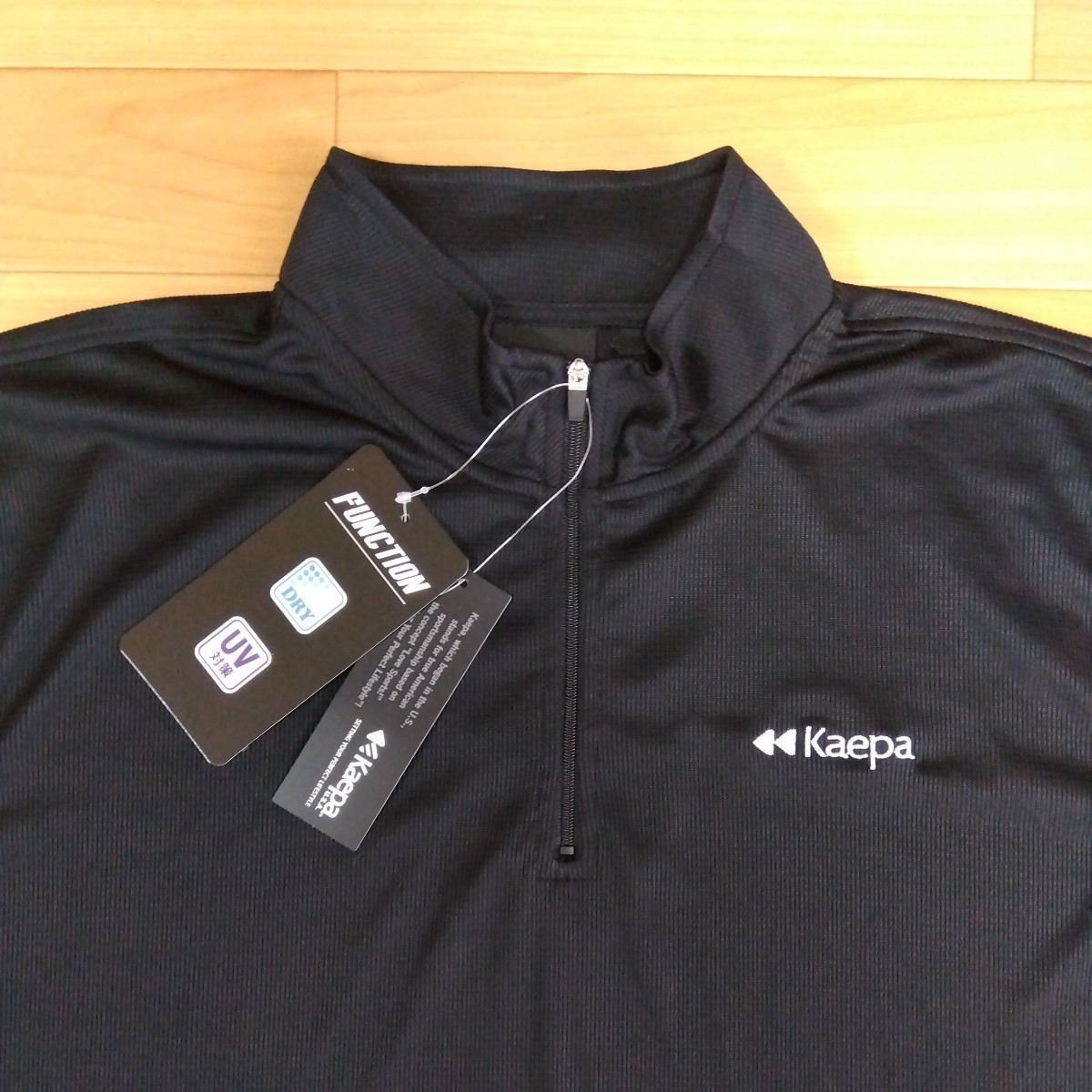 100%品質保証! ケイパー Kaepa ハーフジップ半袖シャツ レディス