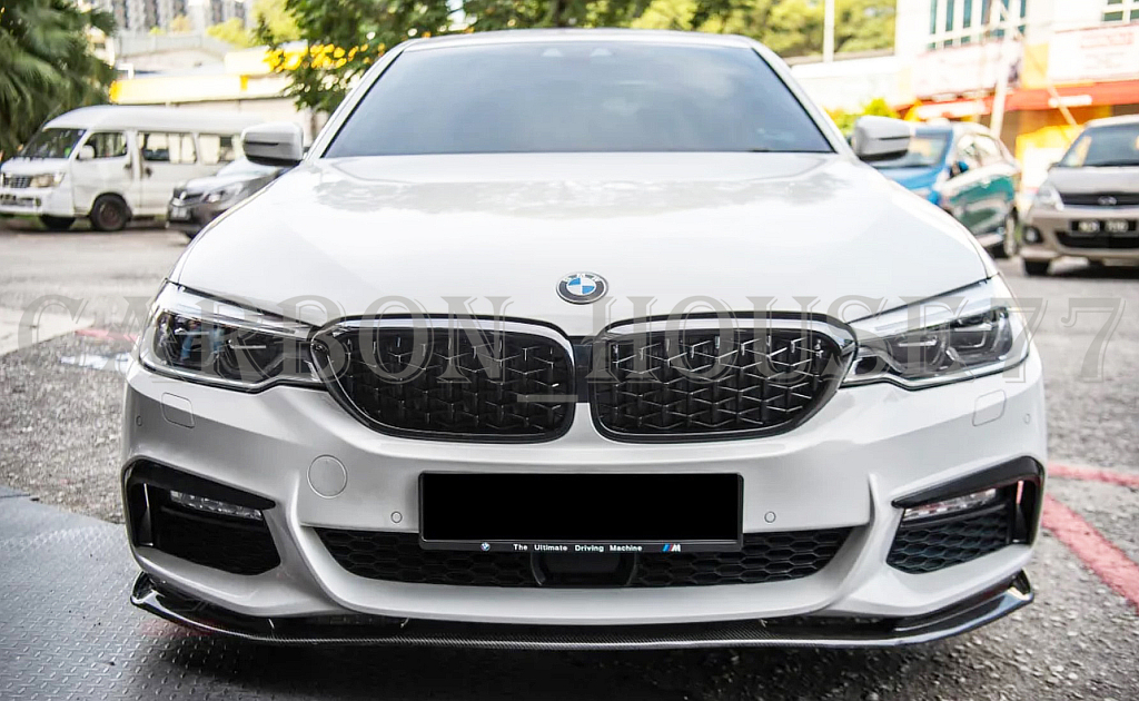 *BMW G30 G31 M sport front lip spoiler HM type FRP made not yet paint .2016- present *.