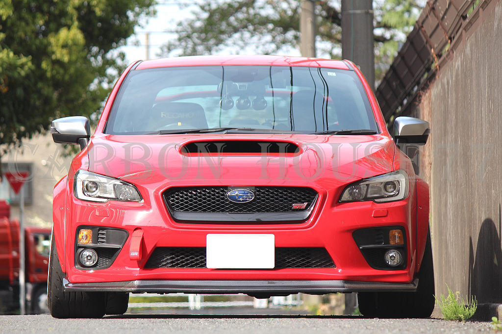 ★SUBARU WRX STI VAB WRX S4 VAG 前期 カーボン フロント リップ スポイラー C型 2014/8-2017/7☆._画像2