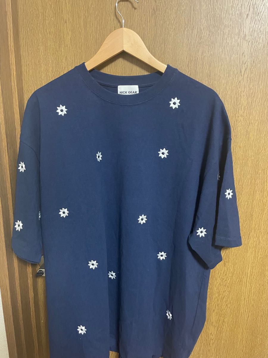 NICK GEAR ニックギア SP Flower Tee 刺繍Tシャツ