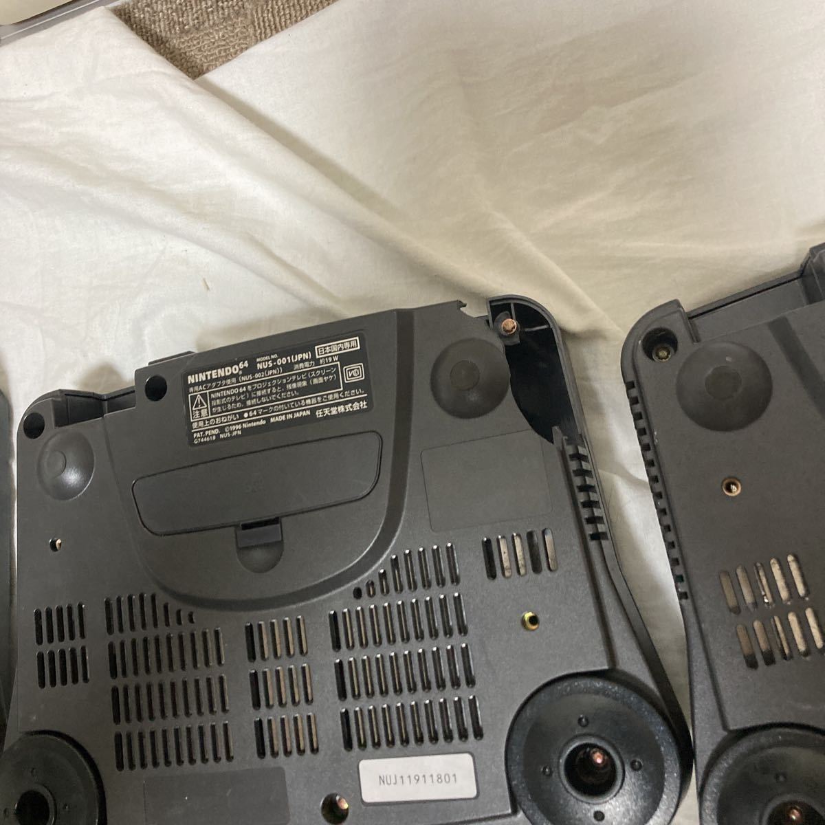 任天堂64 NINTENDO64ソフト動作確認済 本体6台 クリアブルー AC