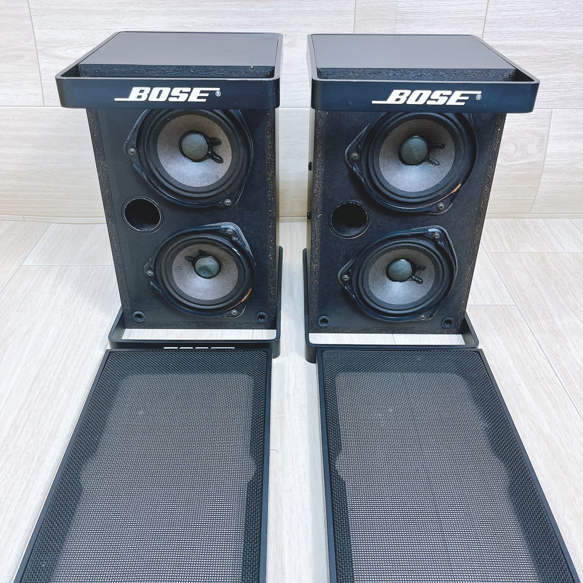 1円〜【希少品】 BOSE ボーズ MODEL 200 スピーカー 激レア スタジオ モニター オーディオ LR ペア シリアルの画像2