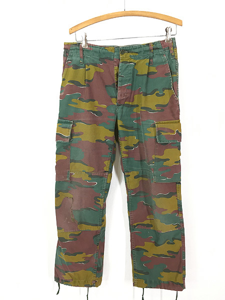 【オンライン限定商品】 カーゴ コットンサテン ミリタリー 迷彩 カモ ジグソー M-90 ベルギー軍 90s-00s 古着 パンツ L26(2) W31 Mサイズ 【オンライン限定商品】 カーゴ コットンサテン ミリタリー 迷彩 カモ ジグソー M-90 ベルギー軍 90s-00s 古着 パンツ L26(2) W31 Mサイズ