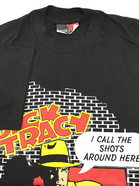 古着 80s USA製 Disney Dick TRACY オールド ムービー コミック T