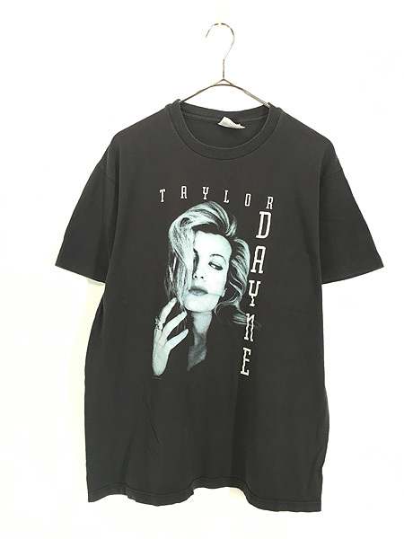 レディース 古着 90s USA製 Taylor Dayne 「TOUR 1990」 ツアー シンガー Tシャツ L 古着