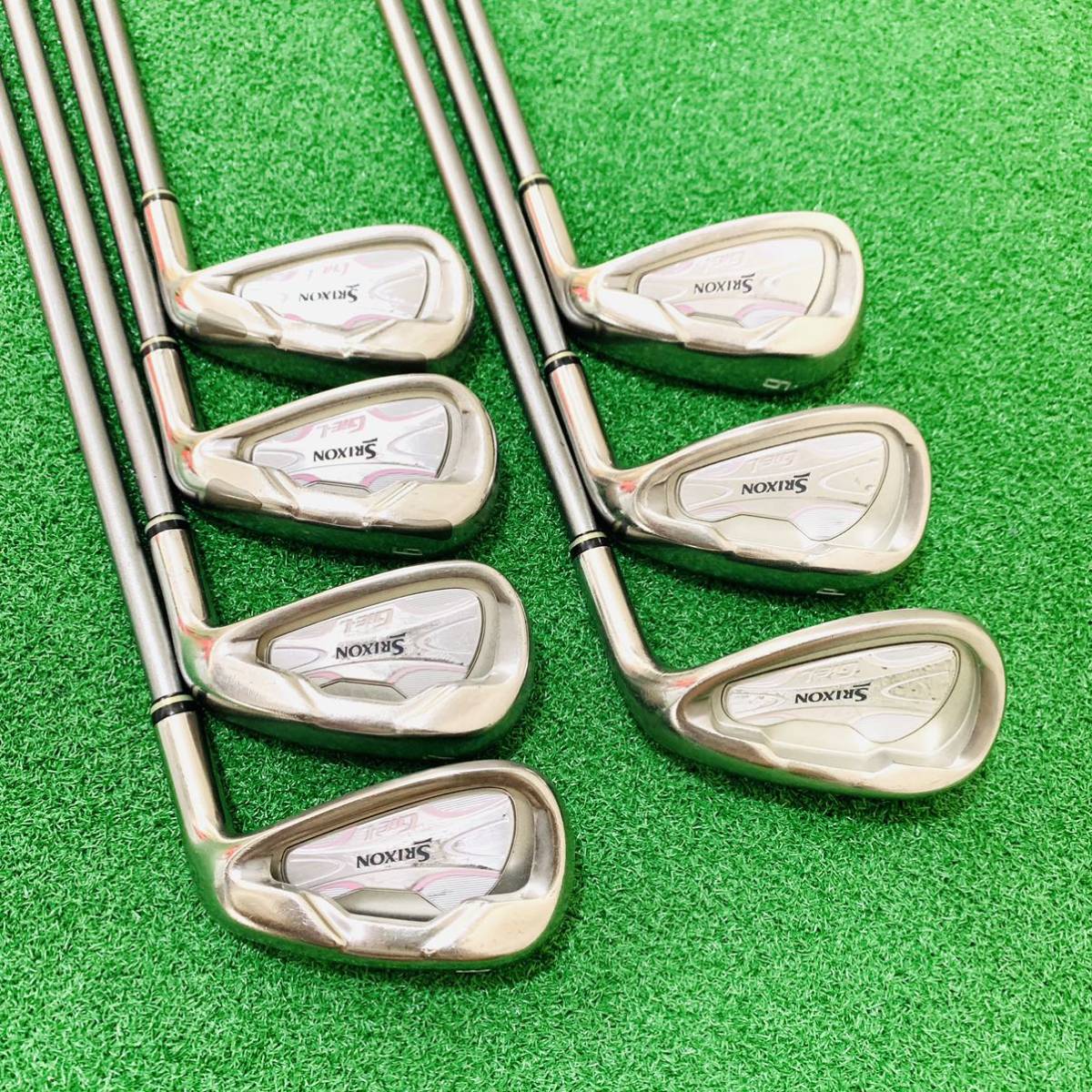 Y5136 SRIXON GiE L スリクソン レディース 右利き 送料無料 女性用 SV-3019J アイアン7本セット