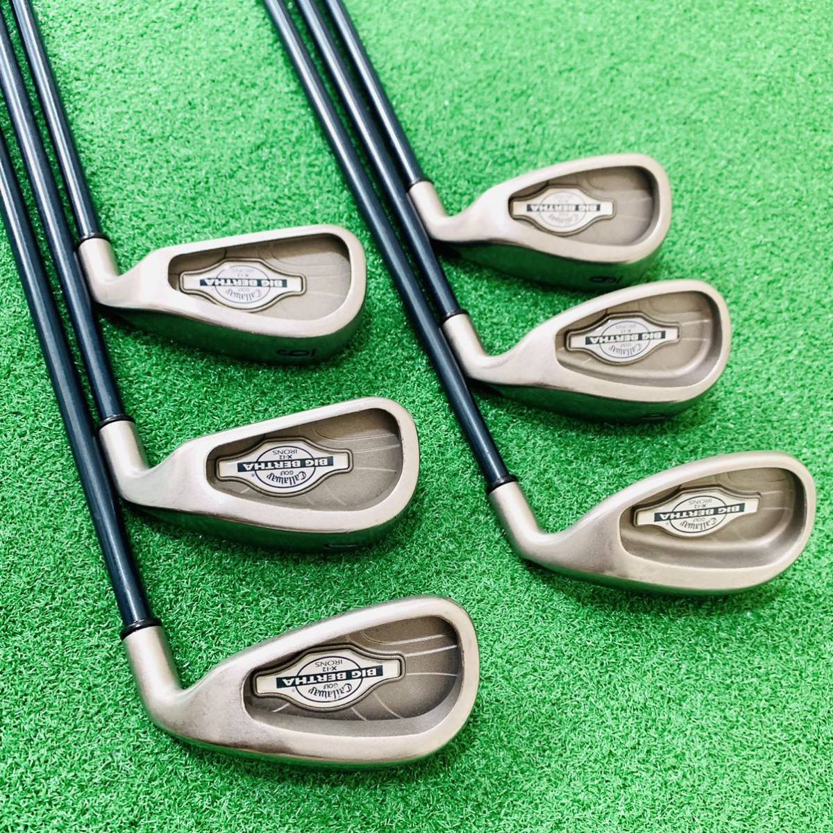 Y5217 Callaway BIG BERTHA X-12 レディース 右利き アイアン 女性用 6