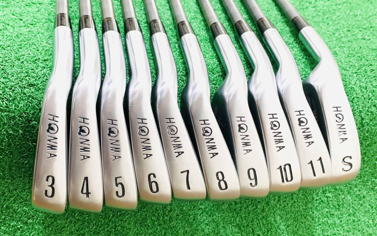 Y5241 HONMA GOLF LB-606 レフティ 3S 星3 3スター フレックスR ★★★ ホンマゴルフ 本間ゴルフ アイアン10本セット 左利き