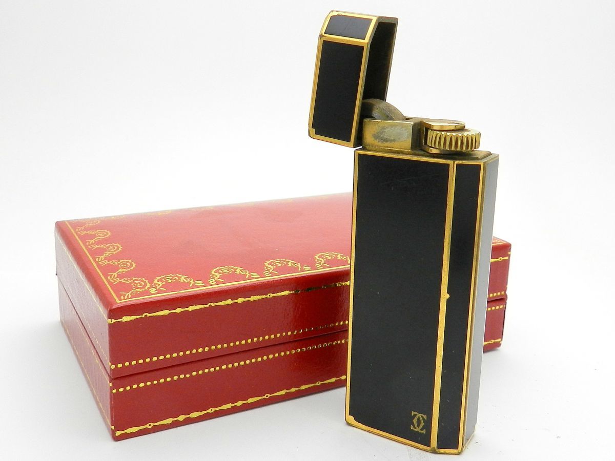 1000円スタート ガスライター Cartier カルティエ ローラー 5角形