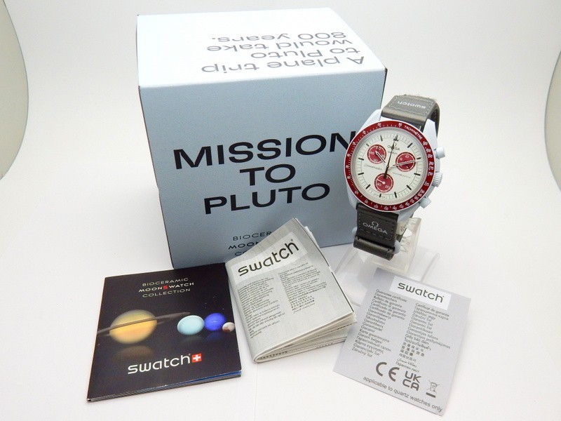 1000円スタート 腕時計 OMEGA×Swatch オメガ スウォッチ MISSION TO